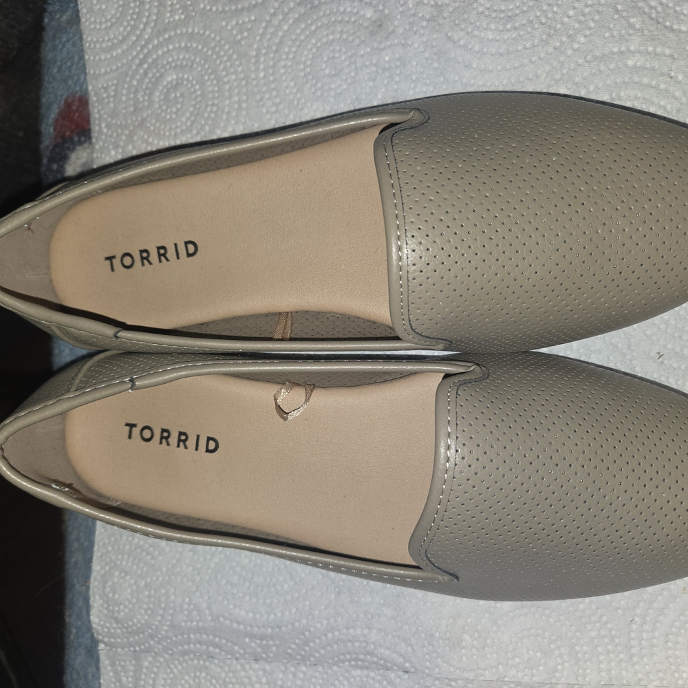 Torrid Tan Flats with Textured Design